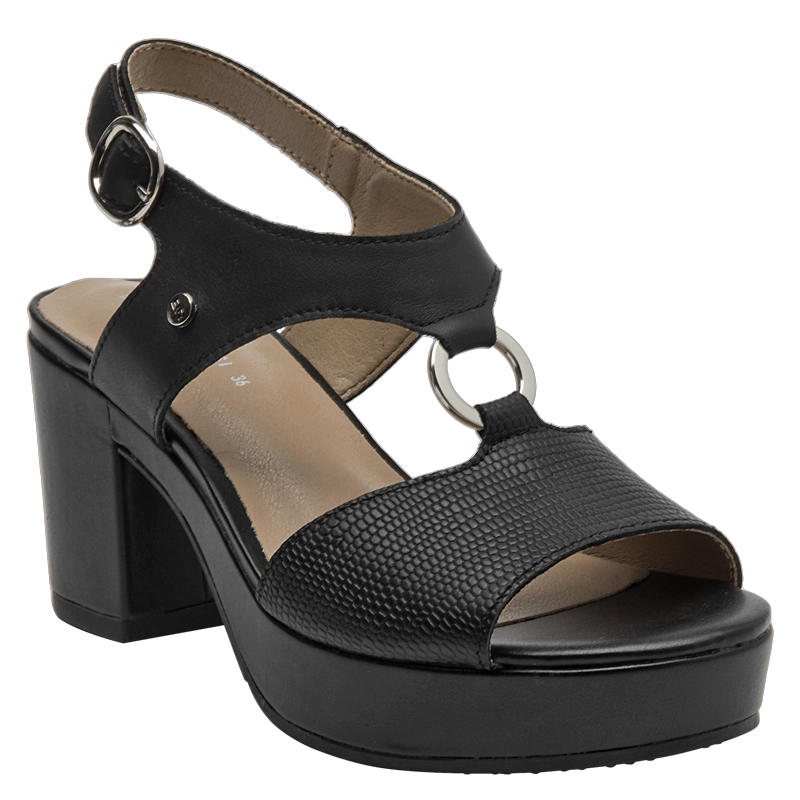 SANDALIA FORMAL MUJER BRUNO ROSSI - BRM0014 | NEGRO - 2