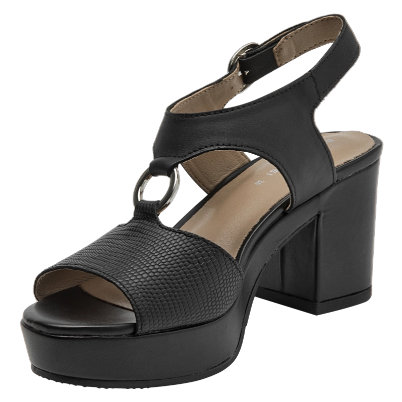 SANDALIA FORMAL MUJER BRUNO ROSSI - BRM0014 | NEGRO - 5