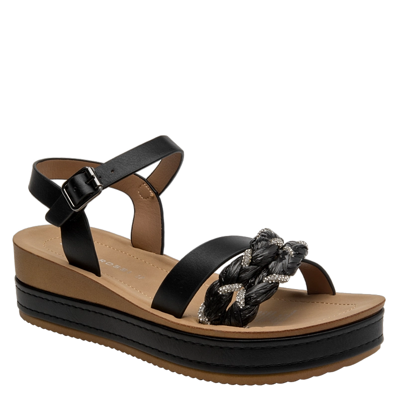 SANDALIA CASUAL MUJER BRUNO ROSSI - BRM0177 | NEGRO - 2