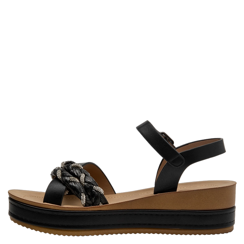 SANDALIA CASUAL MUJER BRUNO ROSSI - BRM0177 | NEGRO - 4