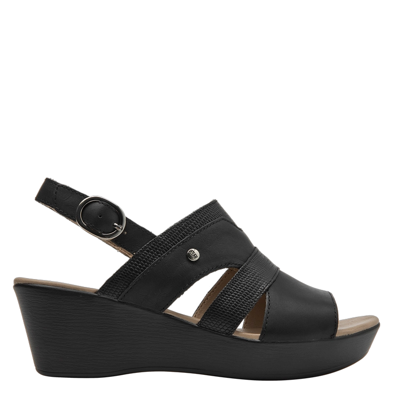 SANDALIA CASUAL MUJER BRUNO ROSSI - BRM0015 | NEGRO - 1