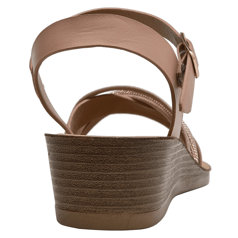 SANDALIA CASUAL MUJER BRUNO ROSSI - K707 | BEIGE - 3