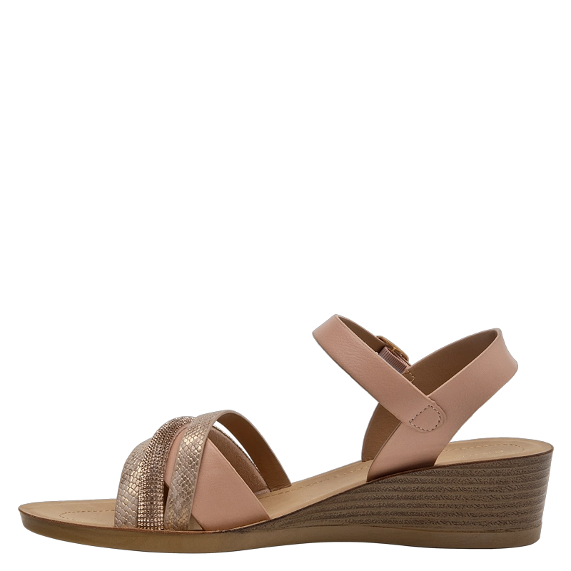 SANDALIA CASUAL MUJER BRUNO ROSSI - K707 | BEIGE - 4