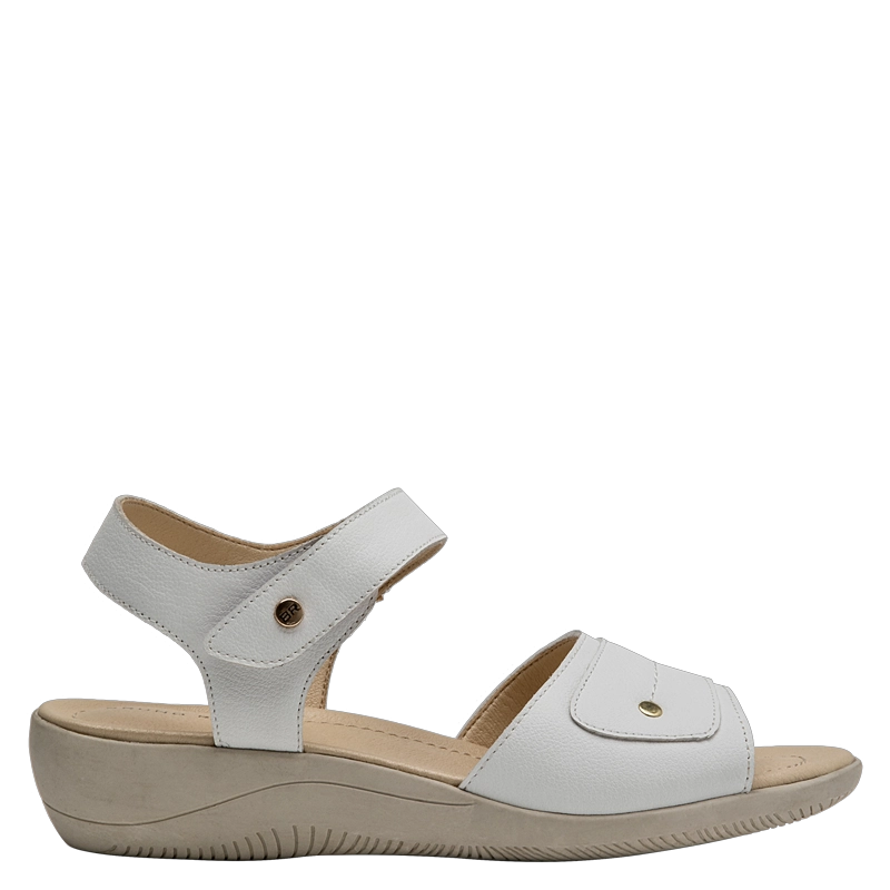 SANDALIA CASUAL MUJER BRUNO ROSSI - BRM0055 | BLANCO - 1