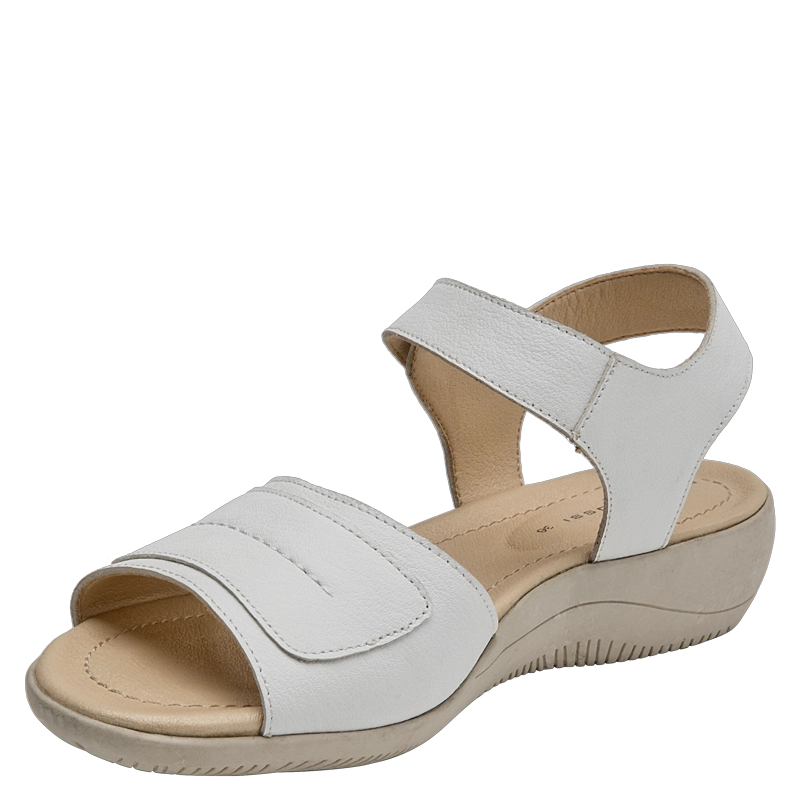 SANDALIA CASUAL MUJER BRUNO ROSSI - BRM0055 | BLANCO - 5