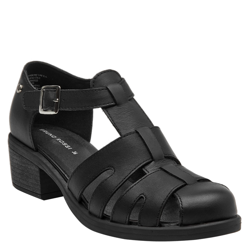 SANDALIA CASUAL MUJER BRUNO ROSSI - BRM0022 | NEGRO - 2