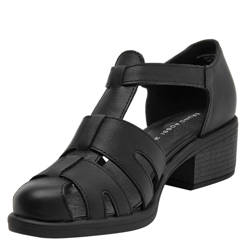 SANDALIA CASUAL MUJER BRUNO ROSSI - BRM0022 | NEGRO - 5