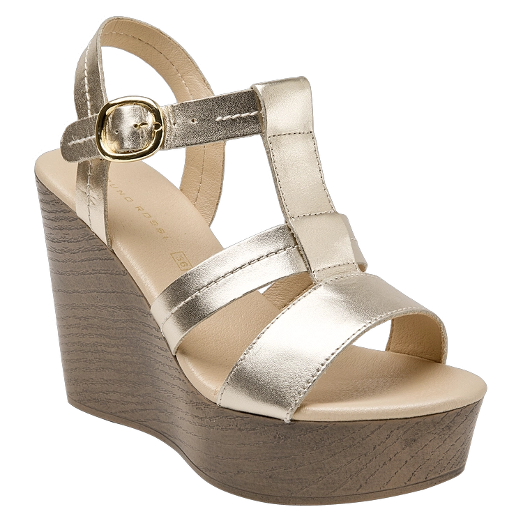 SANDALIA CASUAL MUJER BRUNO ROSSI - K696 | DORADO - 1