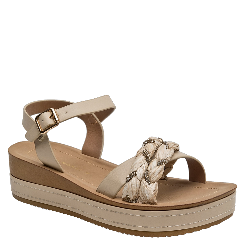 SANDALIA CASUAL MUJER BRUNO ROSSI - BRM0177 | BEIGE - 2
