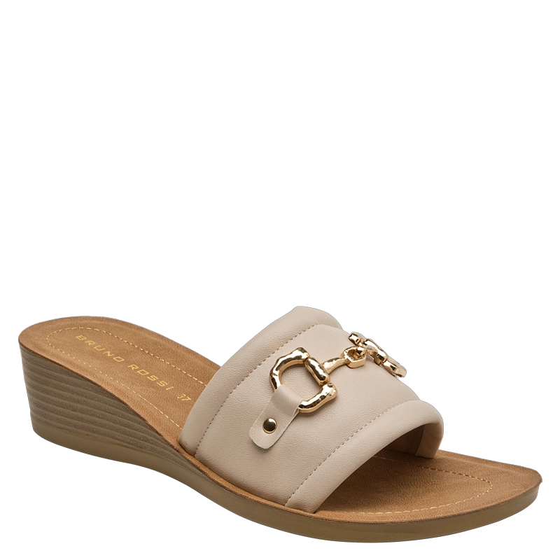 SANDALIA CASUAL MUJER BRUNO ROSSI - BRM0114 | BEIGE - 2