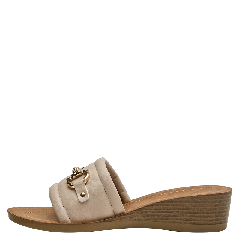SANDALIA CASUAL MUJER BRUNO ROSSI - BRM0114 | BEIGE - 4
