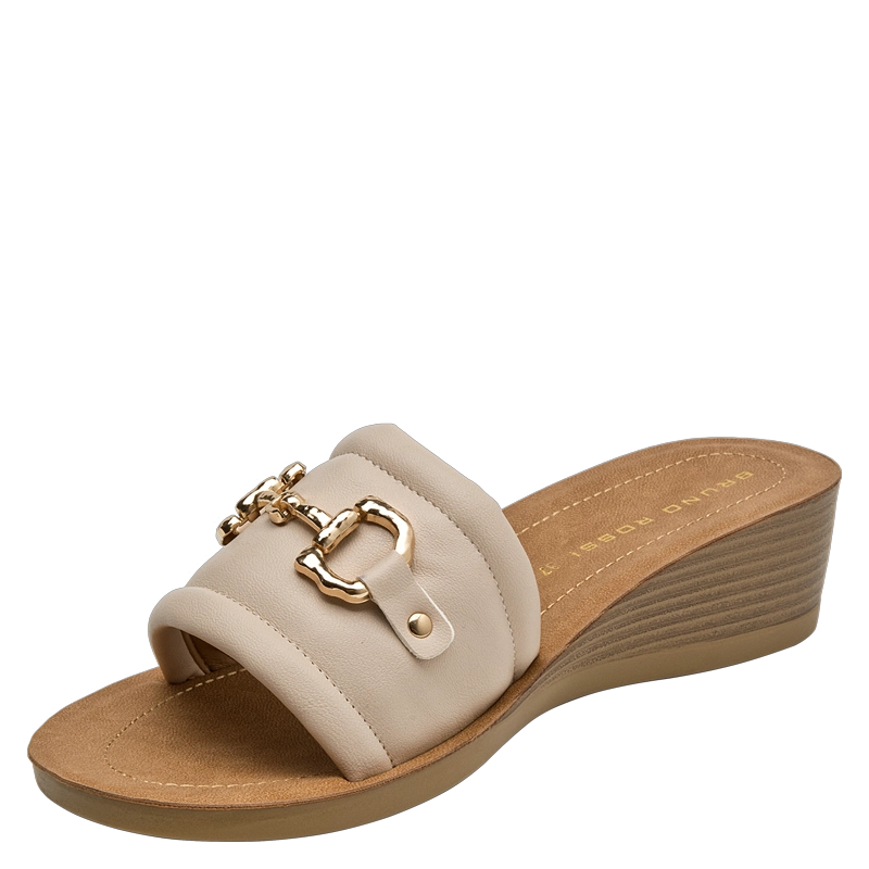 SANDALIA CASUAL MUJER BRUNO ROSSI - BRM0114 | BEIGE - 5