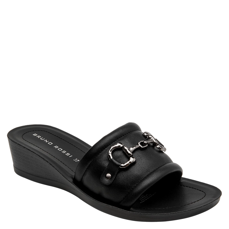 SANDALIA CASUAL MUJER BRUNO ROSSI - BRM0114 | NEGRO - 2