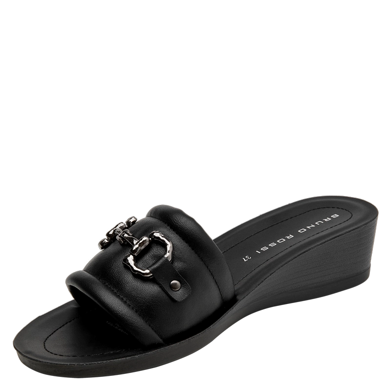 SANDALIA CASUAL MUJER BRUNO ROSSI - BRM0114 | NEGRO - 5