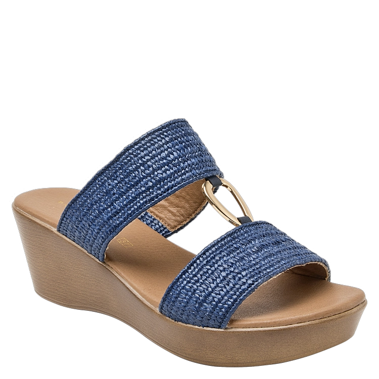 SANDALIA CASUAL MUJER BRUNO ROSSI - K685 | AZUL - 1