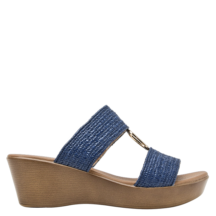 SANDALIA CASUAL MUJER BRUNO ROSSI - K685 | AZUL - 2