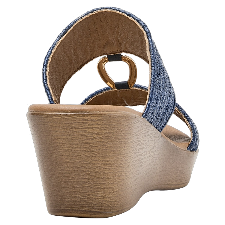 SANDALIA CASUAL MUJER BRUNO ROSSI - K685 | AZUL - 3