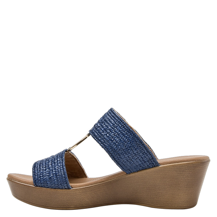 SANDALIA CASUAL MUJER BRUNO ROSSI - K685 | AZUL - 4
