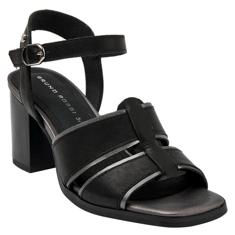 SANDALIA CASUAL MUJER BRUNO ROSSI - K703 | NEGRO - 1