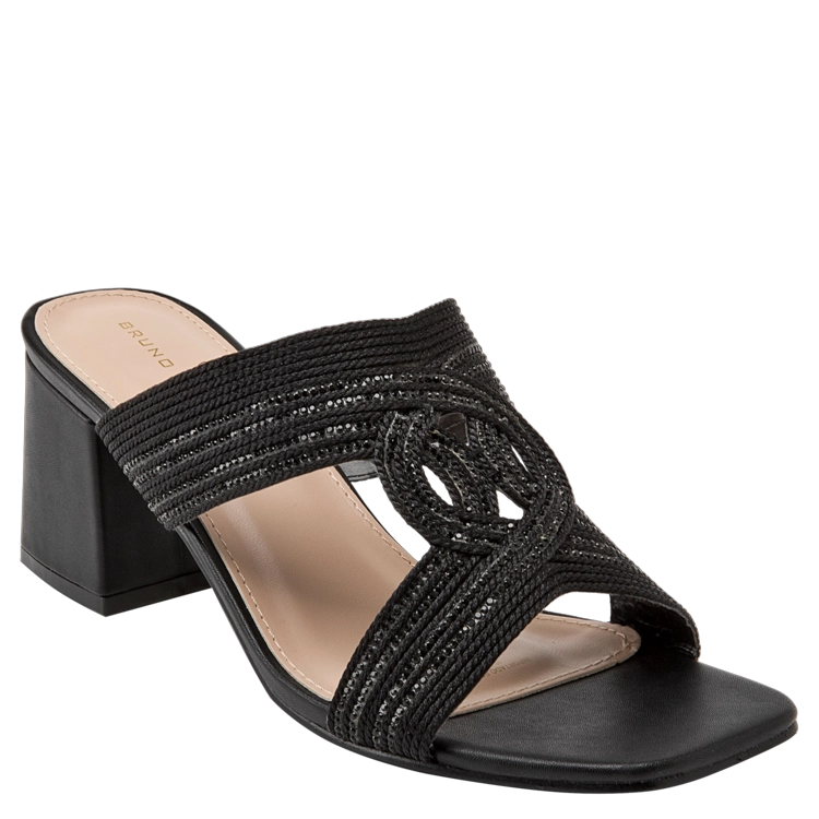 SANDALIA CASUAL MUJER BRUNO ROSSI - I814 | NEGRO - 1