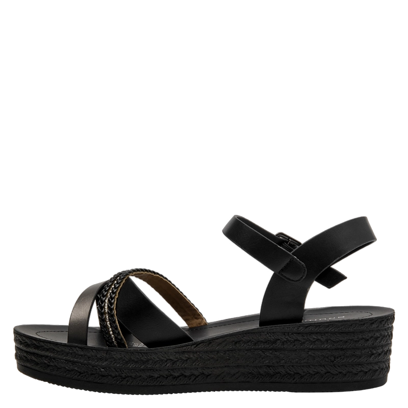SANDALIA CASUAL MUJER BRUNO ROSSI - BRM0112 | NEGRO - 4