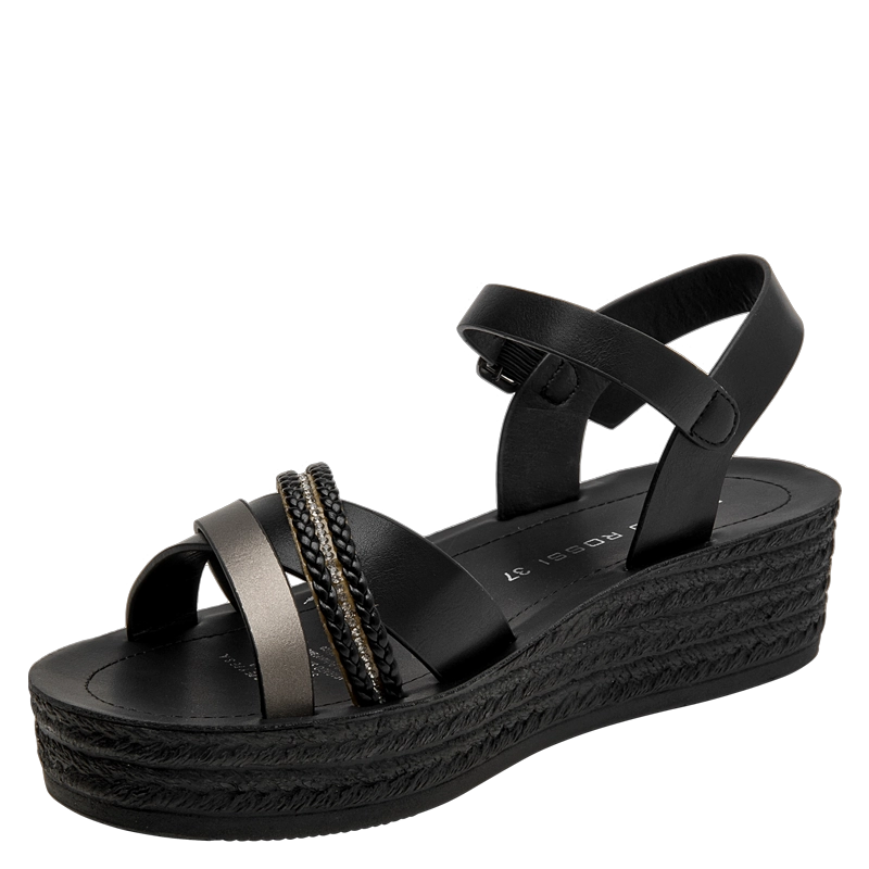SANDALIA CASUAL MUJER BRUNO ROSSI - BRM0112 | NEGRO - 5