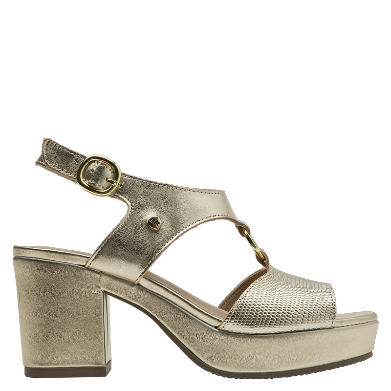 SANDALIA FORMAL MUJER BRUNO ROSSI - BRM0014 | DORADO - 1