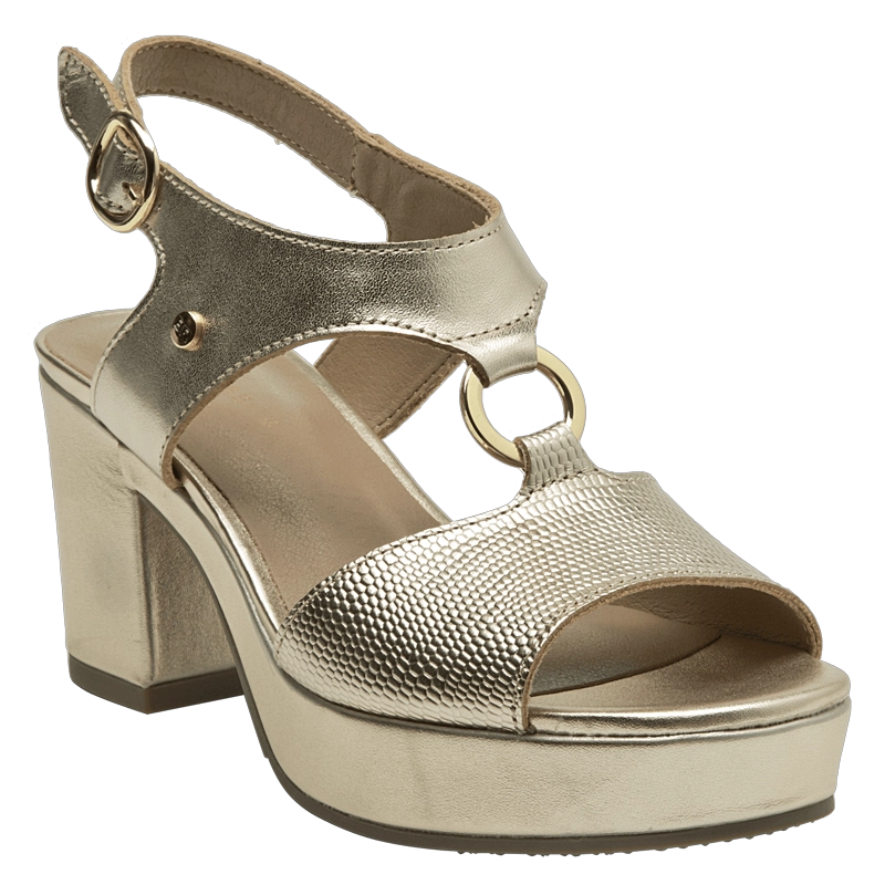 SANDALIA FORMAL MUJER BRUNO ROSSI - BRM0014 | DORADO - 2