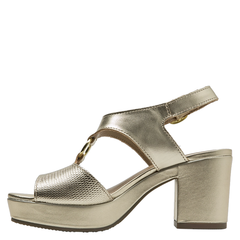 SANDALIA FORMAL MUJER BRUNO ROSSI - BRM0014 | DORADO - 4