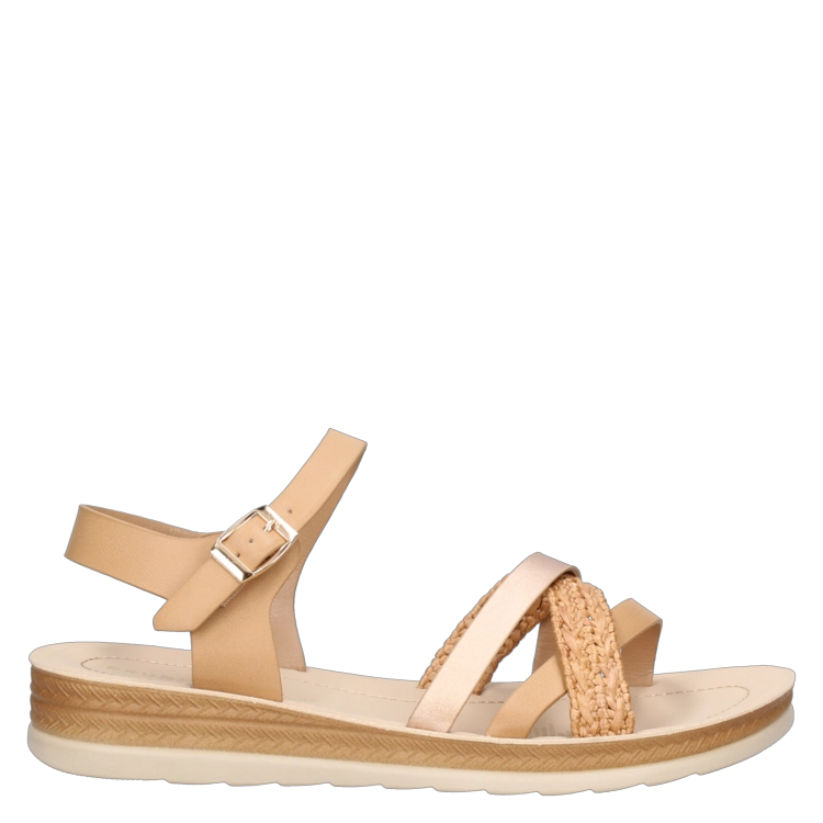 SANDALIA CASUAL MUJER BRUNO ROSSI - I818 | BEIGE - 2