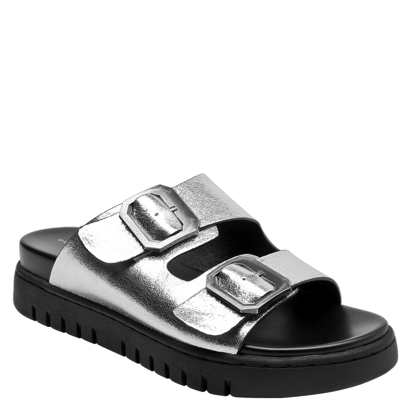 SANDALIA CASUAL MUJER BRUNO ROSSI - BRM0140 | PLATEADO - 2