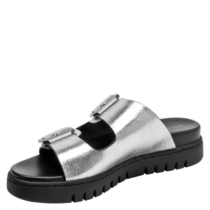 SANDALIA CASUAL MUJER BRUNO ROSSI - BRM0140 | PLATEADO - 5