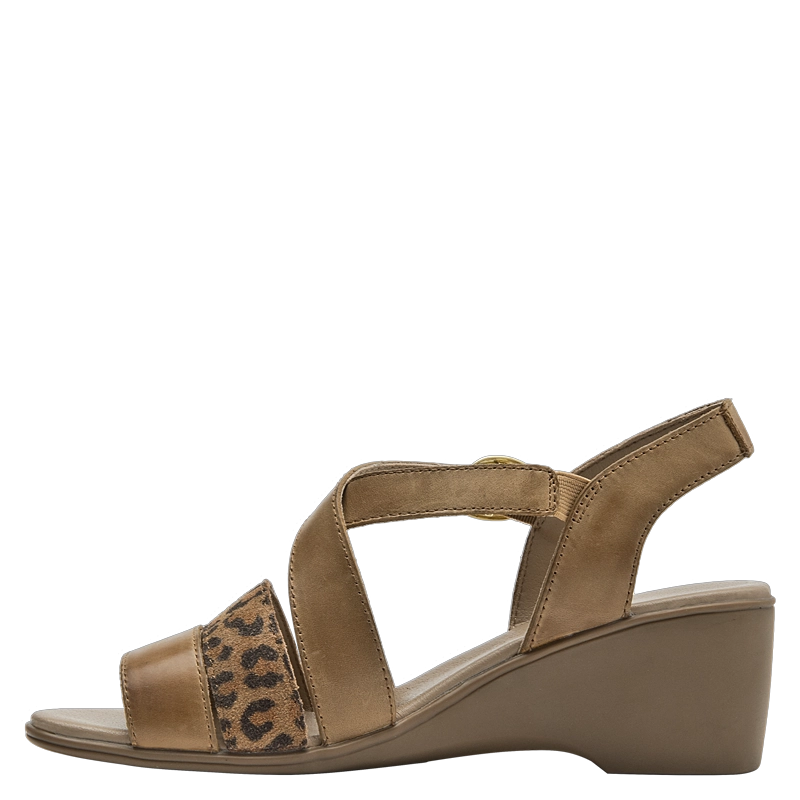 SANDALIA CASUAL MUJER BRUNO ROSSI - BRM0010 | MARRON CLARO - 4