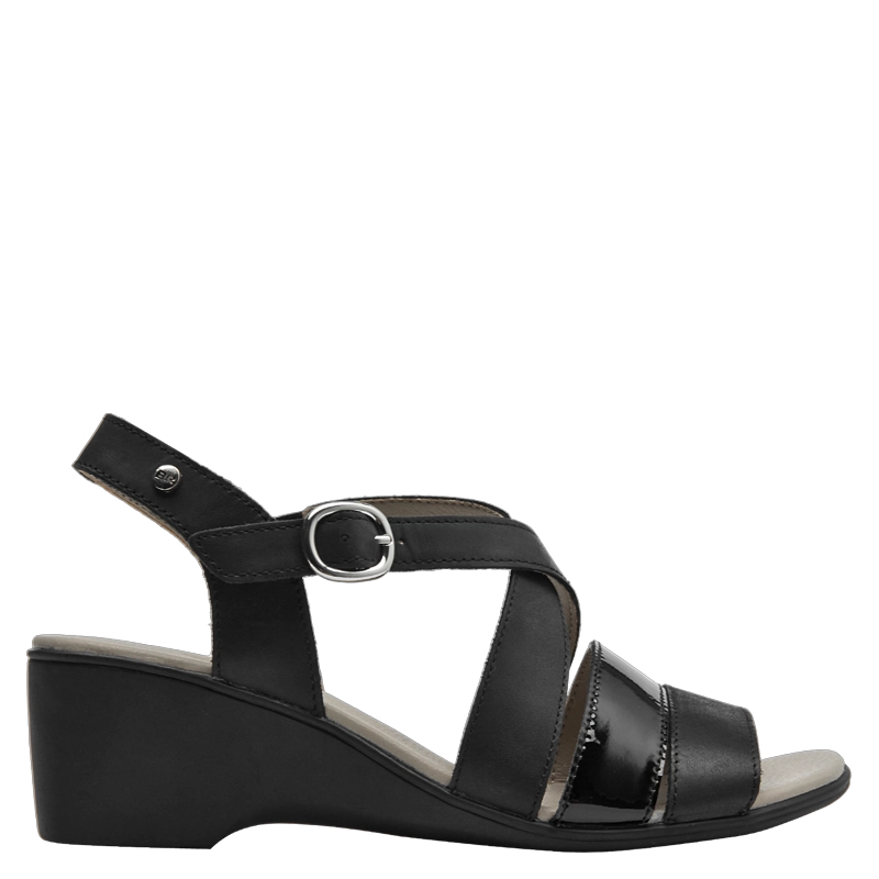 SANDALIA CASUAL MUJER BRUNO ROSSI - BRM0010 | NEGRO - 1