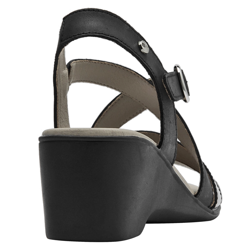 SANDALIA CASUAL MUJER BRUNO ROSSI - BRM0010 | NEGRO - 3