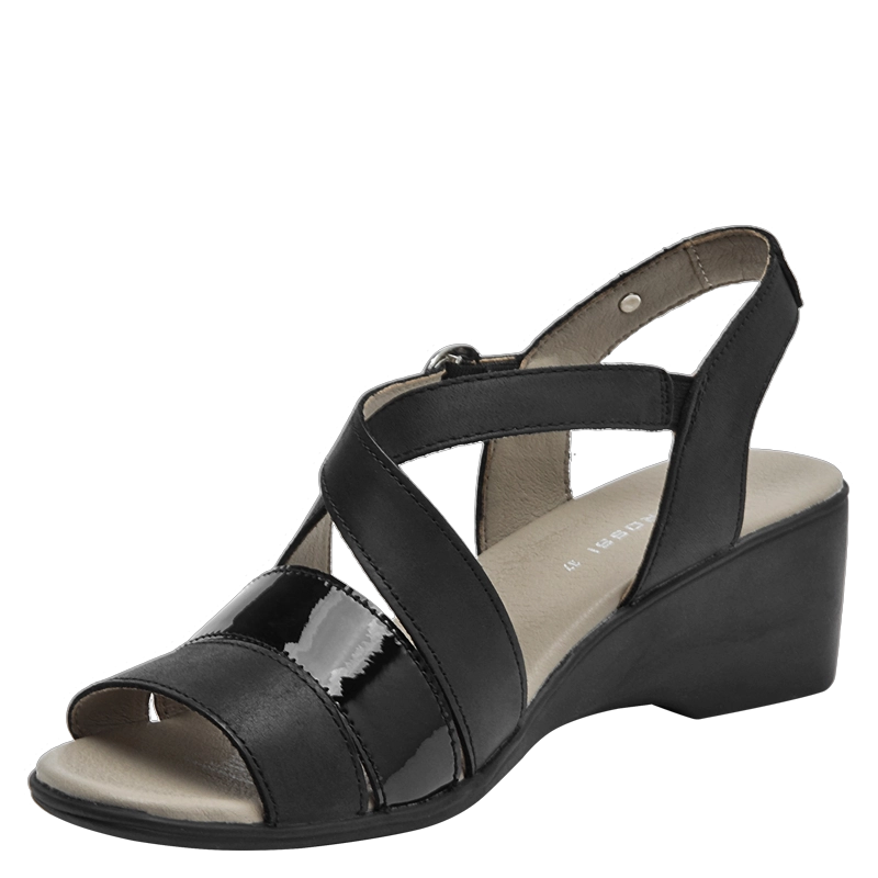 SANDALIA CASUAL MUJER BRUNO ROSSI - BRM0010 | NEGRO - 5