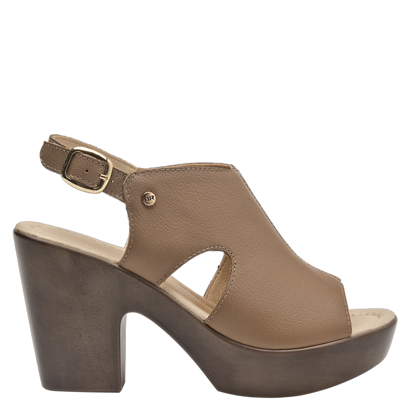 SANDALIA CASUAL MUJER BRUNO ROSSI - BRM0117 | MARRON - 1