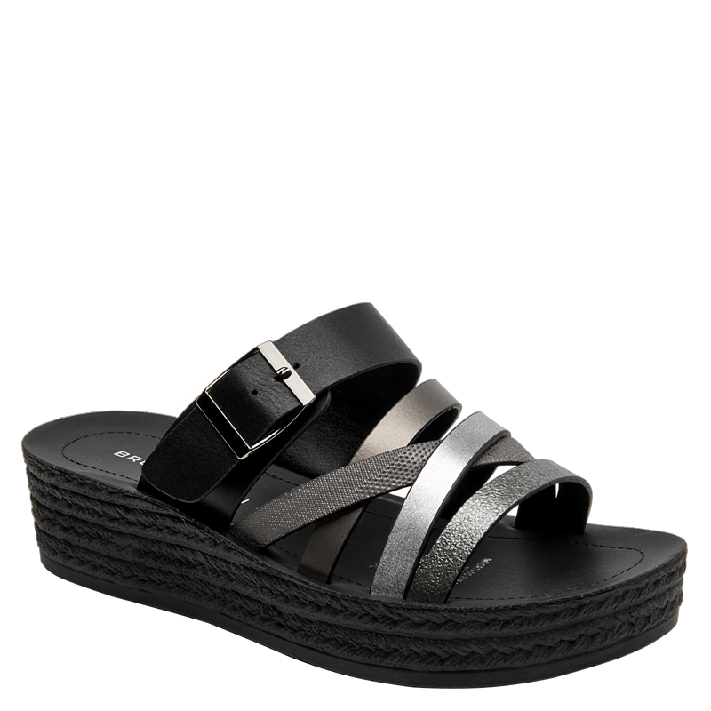 SANDALIA CASUAL MUJER BRUNO ROSSI - BRM0113 | NEGRO - 2