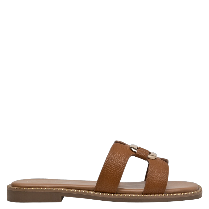SANDALIA CASUAL MUJER BRUNO ROSSI - BRM0144 | MARRON CLARO - 1
