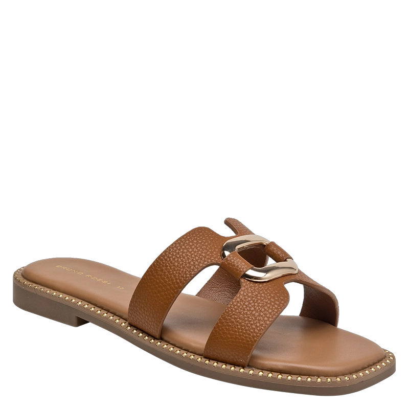 SANDALIA CASUAL MUJER BRUNO ROSSI - BRM0144 | MARRON CLARO - 2