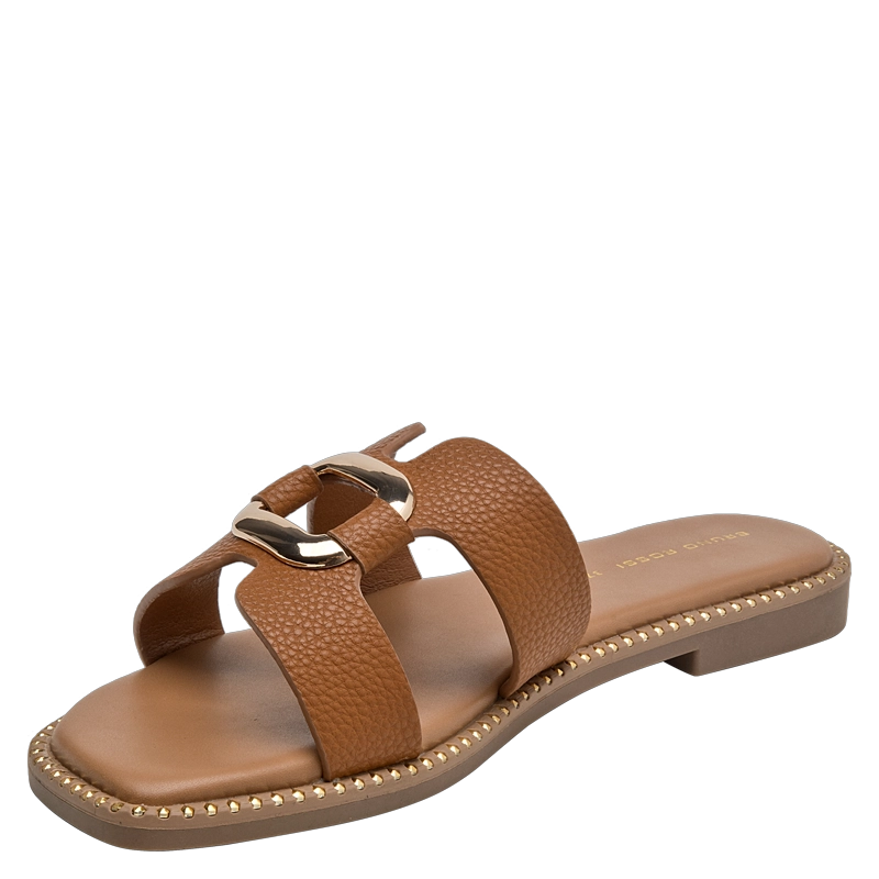 SANDALIA CASUAL MUJER BRUNO ROSSI - BRM0144 | MARRON CLARO - 5