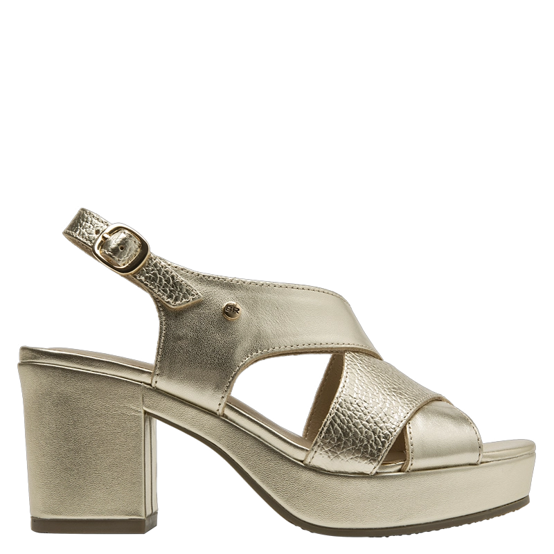 SANDALIA FORMAL MUJER BRUNO ROSSI - BRM0012 | DORADO - 1