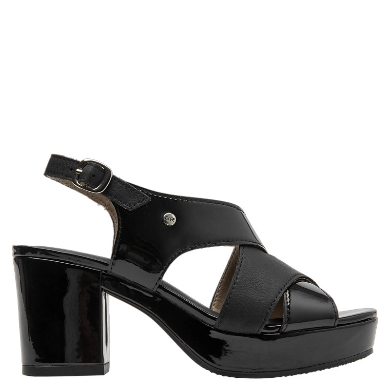 SANDALIA FORMAL MUJER BRUNO ROSSI - BRM0012 | NEGRO - 1