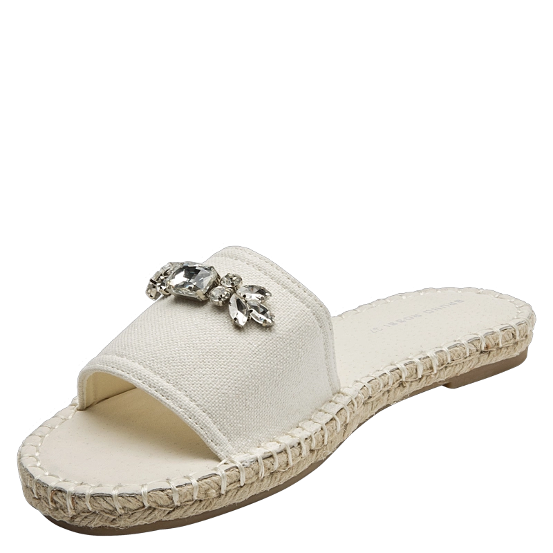 ALPARGATA CASUAL MUJER BRUNO ROSSI - BRM0124 | BLANCO - 5