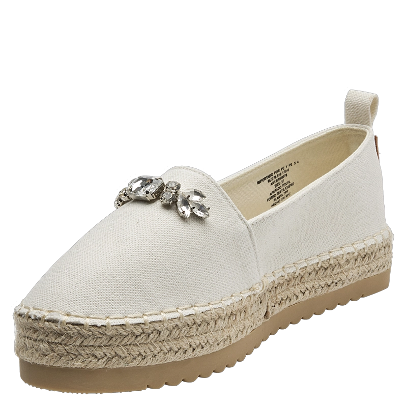 ALPARGATA CASUAL MUJER BRUNO ROSSI - BRM0078 | BLANCO - 5