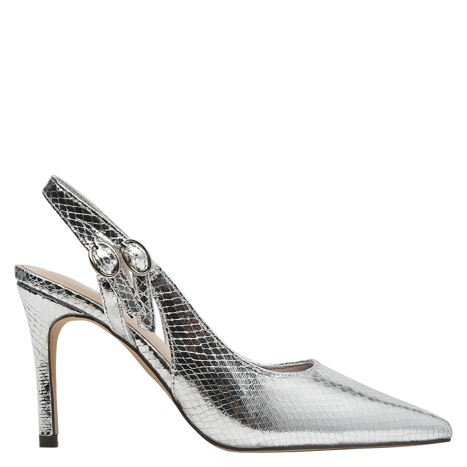 ZAPATO FIESTA MUJER BRUNO ROSSI - BRM0142 | PLATEADO - 1