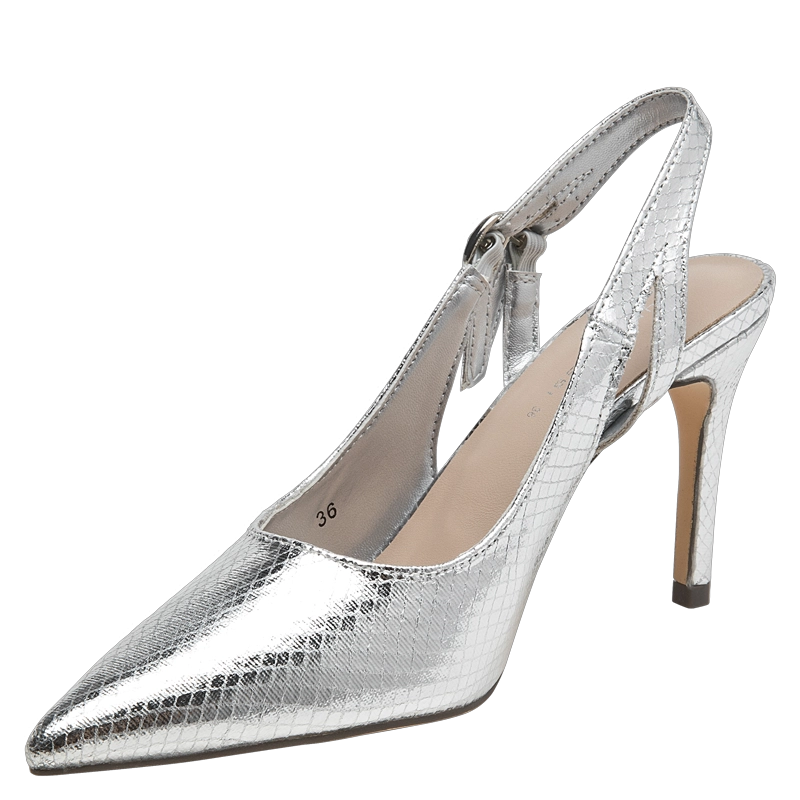 ZAPATO FIESTA MUJER BRUNO ROSSI - BRM0142 | PLATEADO - 6