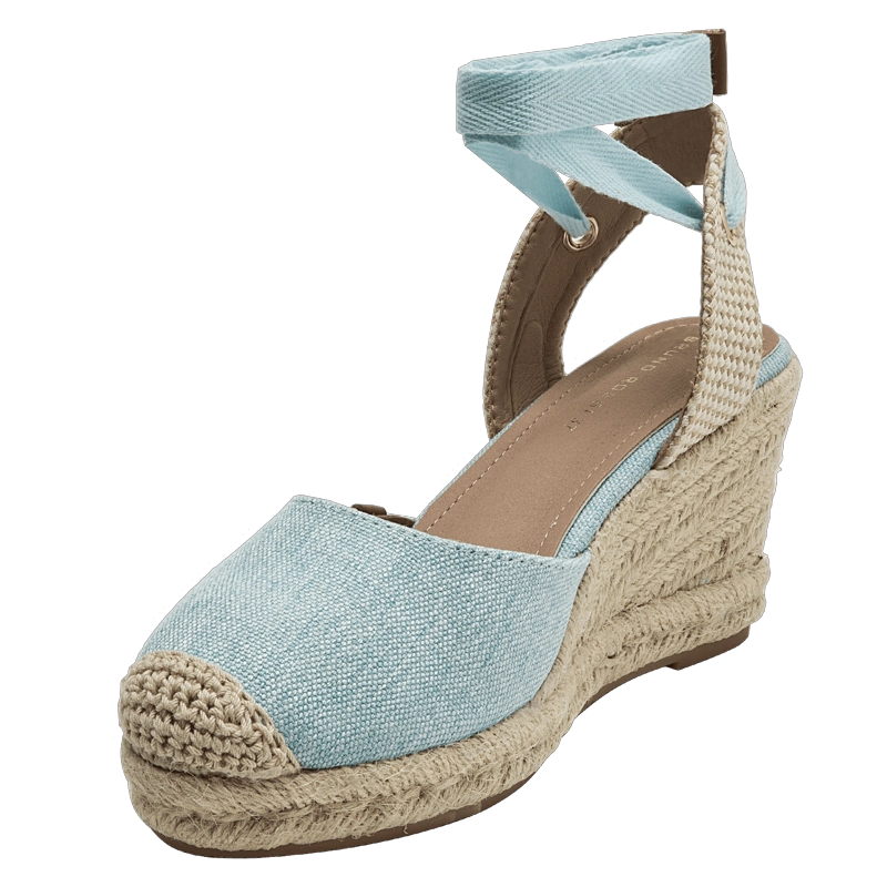 ALPARGATA CASUAL MUJER BRUNO ROSSI - BRM0072 | CELESTE - 5