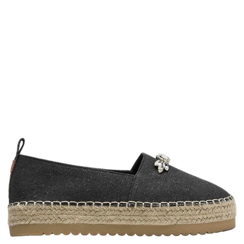 ALPARGATA CASUAL MUJER BRUNO ROSSI - BRM0078 | NEGRO - 1