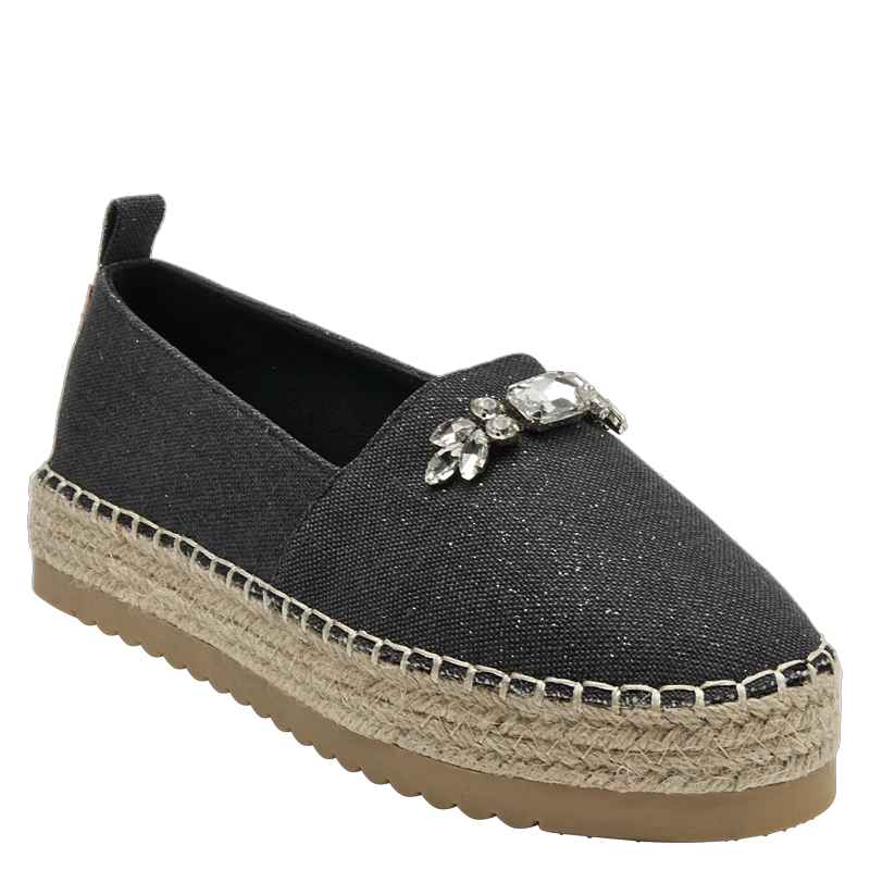 ALPARGATA CASUAL MUJER BRUNO ROSSI - BRM0078 | NEGRO - 2
